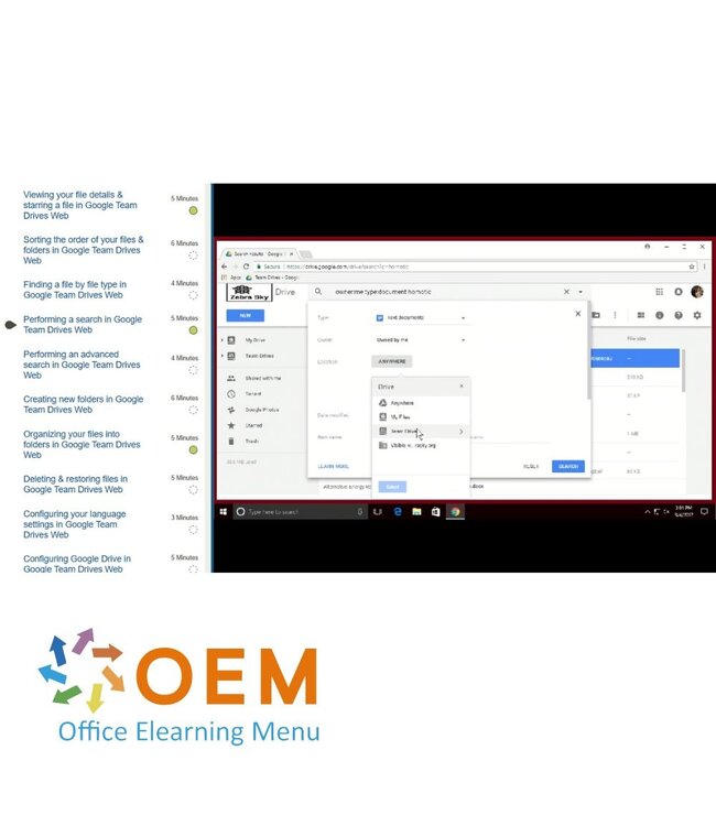 Google Google Team Drives Course E-Learning
