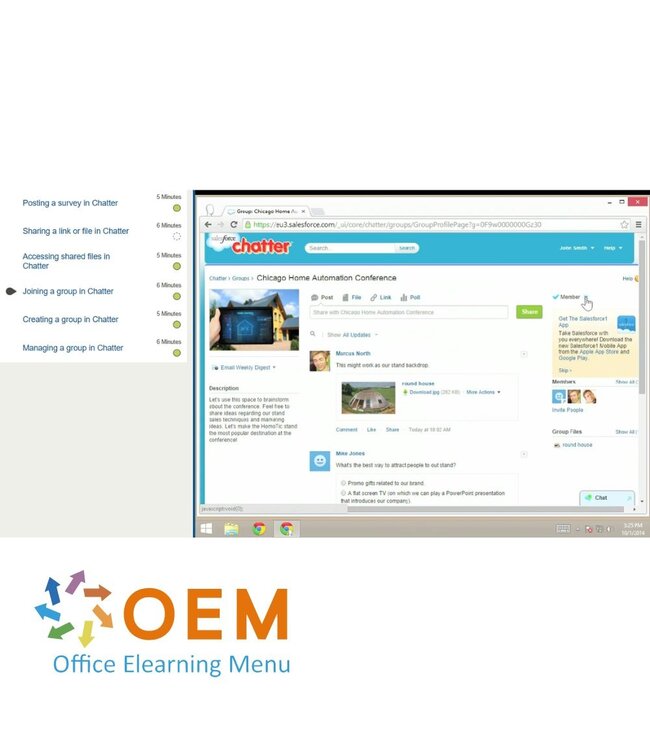 Salesforce Fundamentals of Salesforce Chatter Training