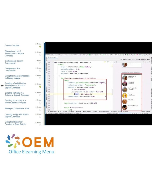 OEM Mobile Development with Android Training