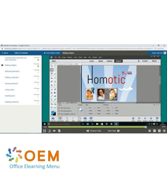 Adobe Adobe Photoshop Elements 13 Course E-Learning