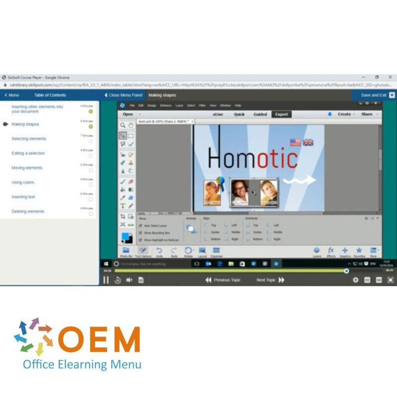 Adobe Photoshop Elements 13 Cursus E-Learning