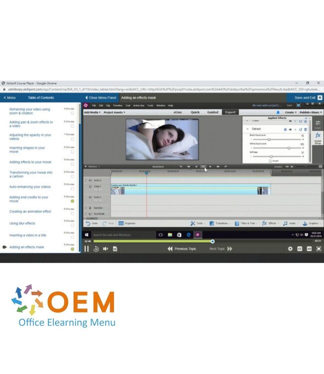Adobe Adobe Premiere Elements 13 Cursus E-Learning
