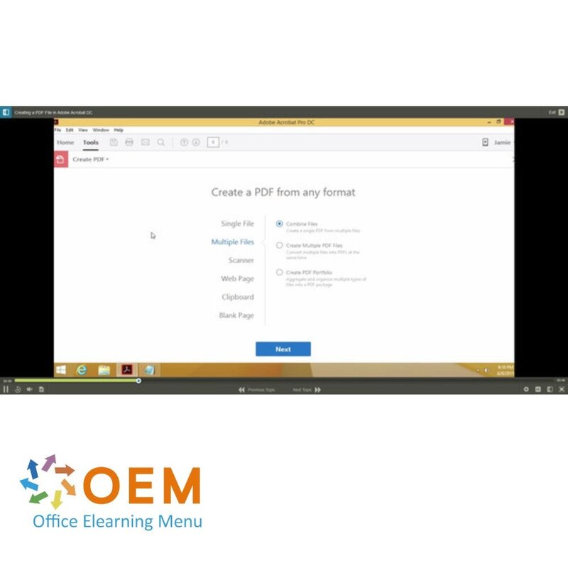 Adobe Acrobat DC Cursus E-Learning