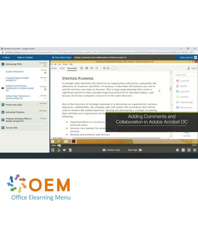 Adobe Adobe Acrobat DC Course E-Learning