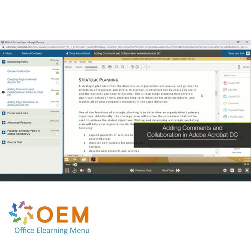 Adobe Acrobat DC Course E-Learning