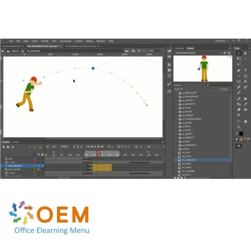 Adobe Animate CC 2021 Cursus E-Learning