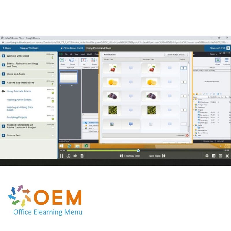 Adobe Captivate 8 Fundamentals Course E-Learning
