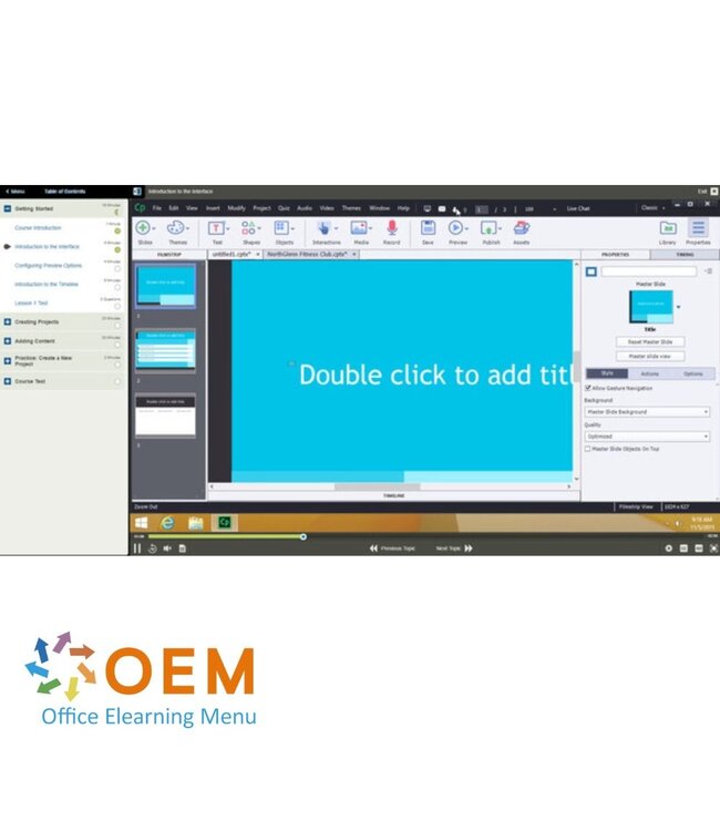 Adobe Adobe Captivate 9 Cursus E-Learning