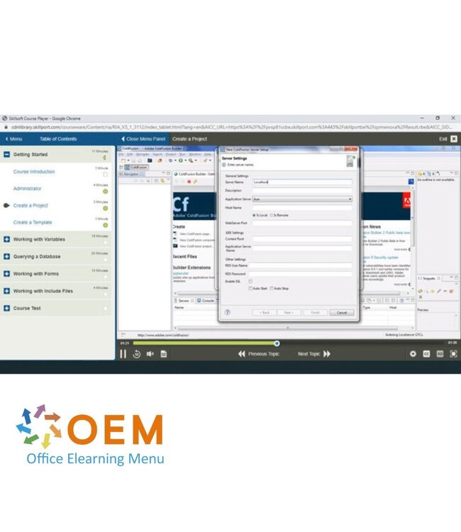 Adobe Adobe ColdFusion 10 Cursus E-Learning