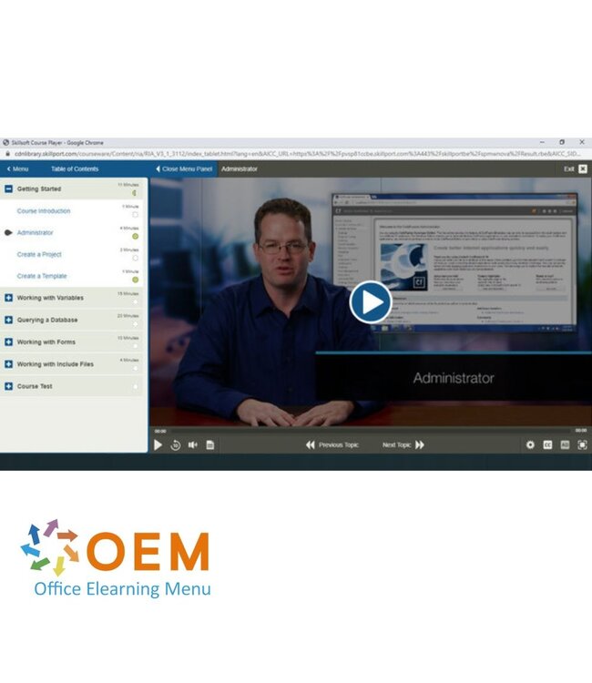 Adobe Adobe ColdFusion 10 Course E-Learning