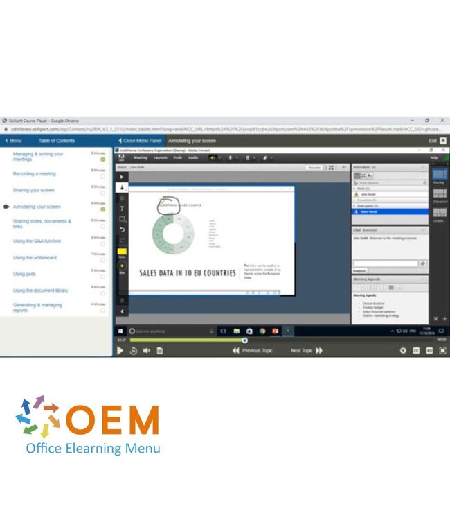 Adobe Adobe Connect Meetings Cursus E-Learning