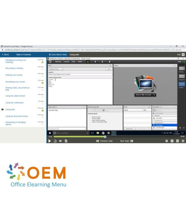 Adobe Adobe Connect Meetings Cursus E-Learning