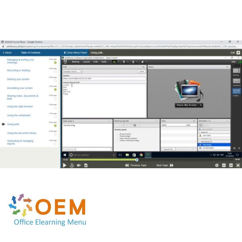 Adobe Connect Meetings Cursus E-Learning