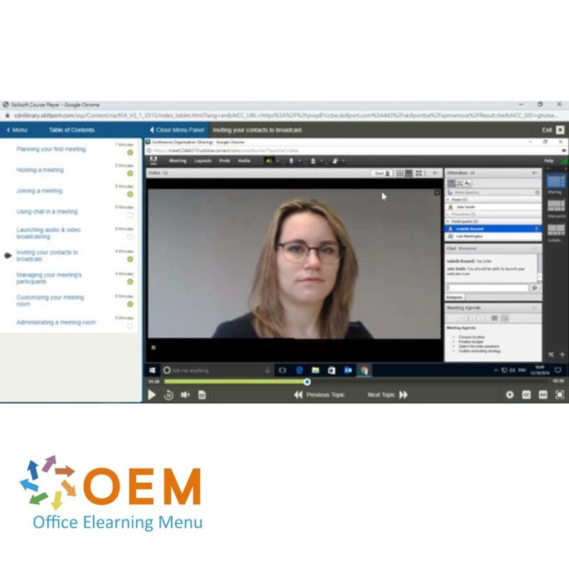 Adobe Connect Meetings Cursus E-Learning