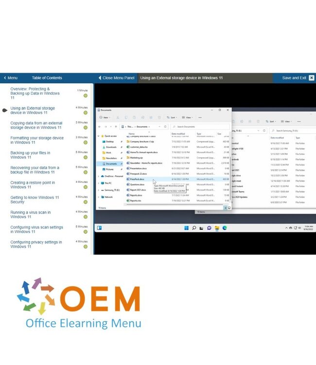 Microsoft Windows 11 E-Learning