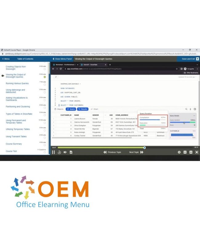 Snowflake Snowflake Training