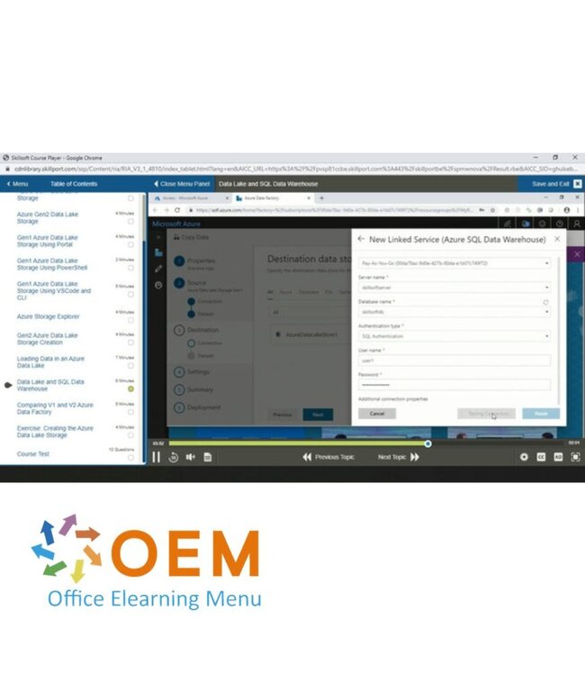 OEM Data Warehousing with Azure Training