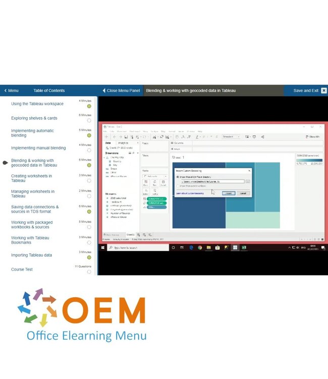 Tableau Tableau Desktop Training