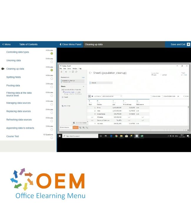 Tableau Tableau Desktop Training