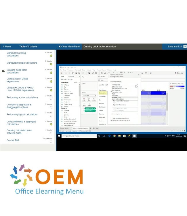 Tableau Tableau Desktop Training