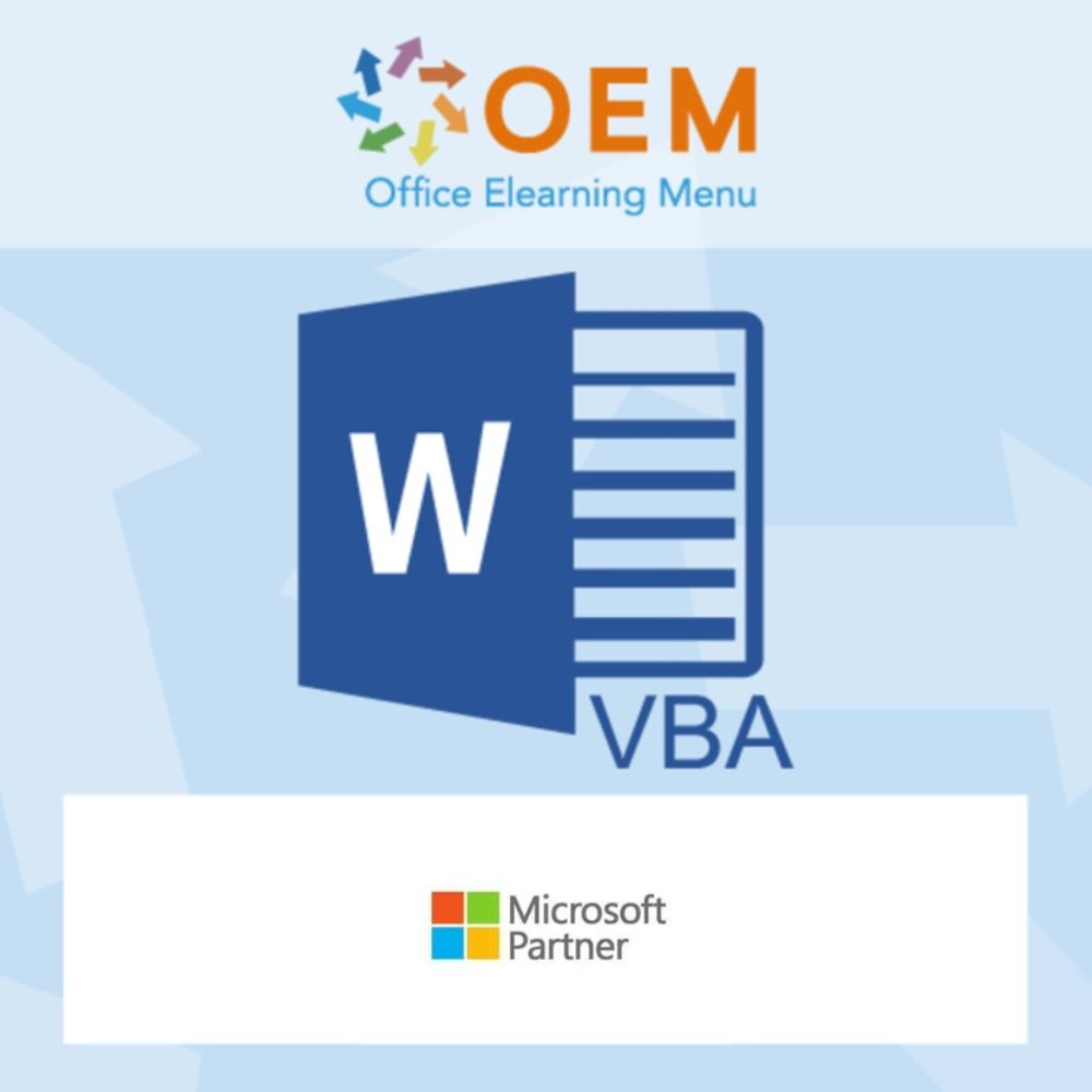 VBA Visual Basic for Applications Cursus Word VBA Incompany Training
