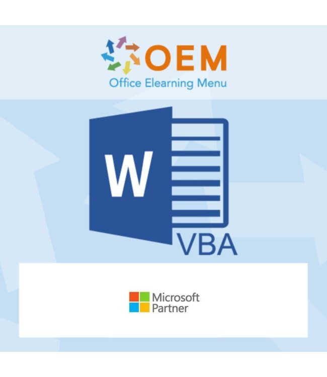 Microsoft Course Word VBA Incompany Training