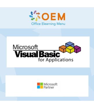 Microsoft Cursus VBA Introductie Incompany Training