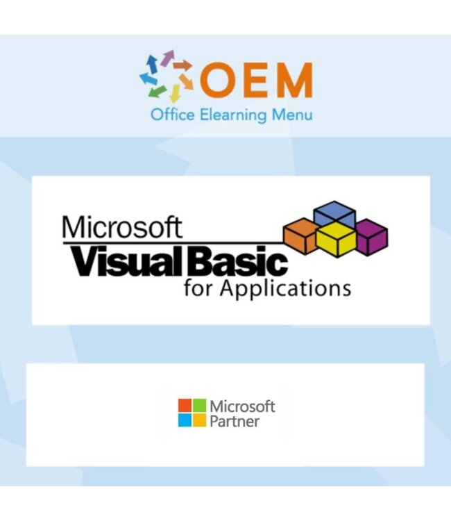 Microsoft Course VBA Introduction Incompany Training