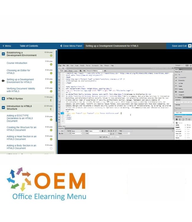 OEM Introduction to HTML5 Training