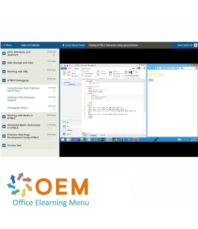OEM Introduction to HTML5 Training