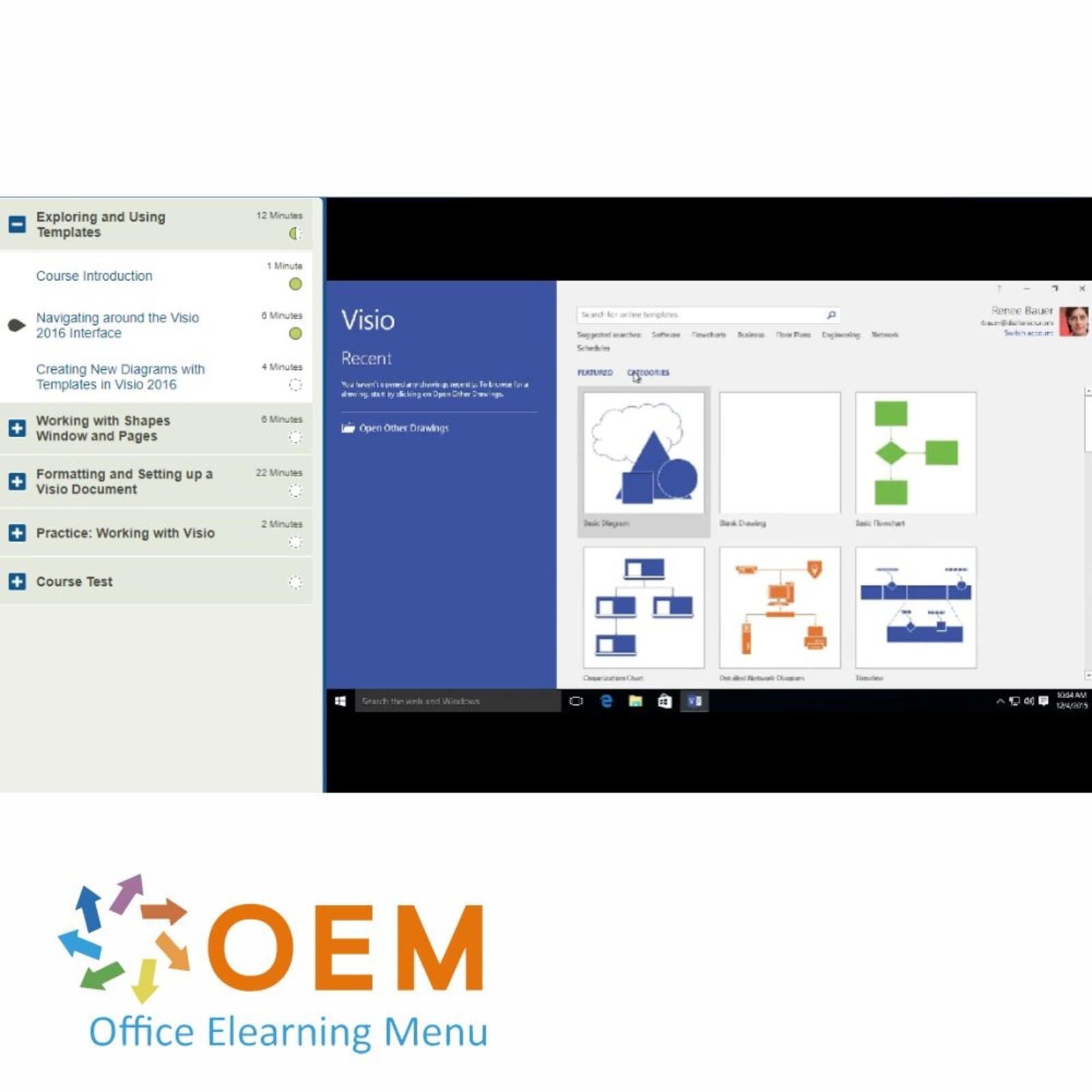 Microsoft Visio Visio 2016 Course E-Learning