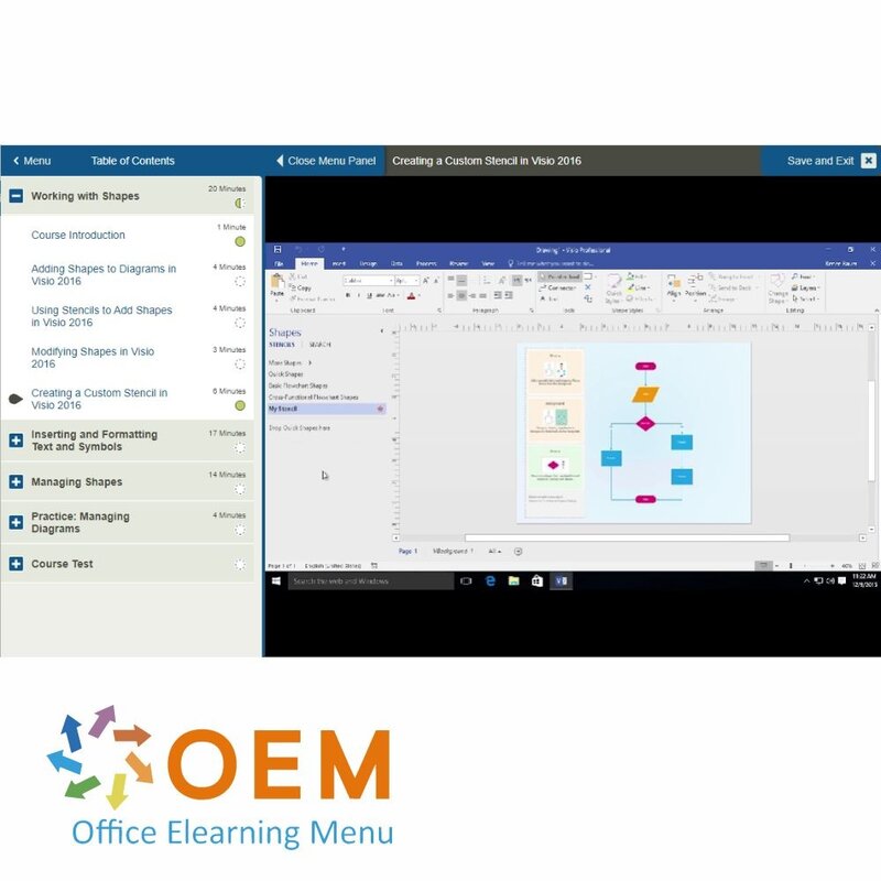 Visio 2016 Cursus E-Learning