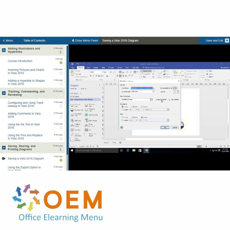 Visio 2016 Course E-Learning