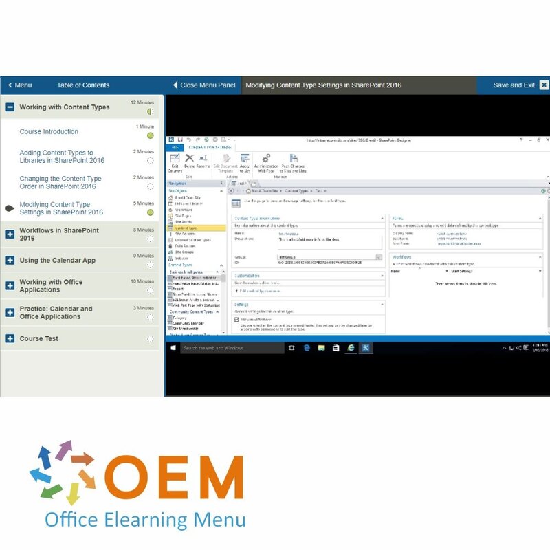 SharePoint 2016 Course E-Learning