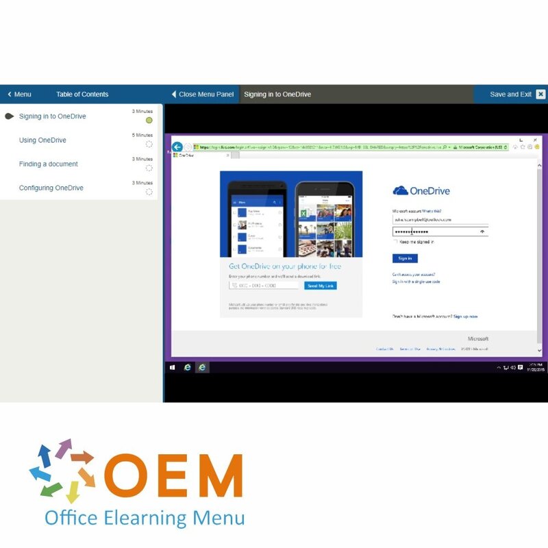 Microsoft OneDrive Course E-Learning