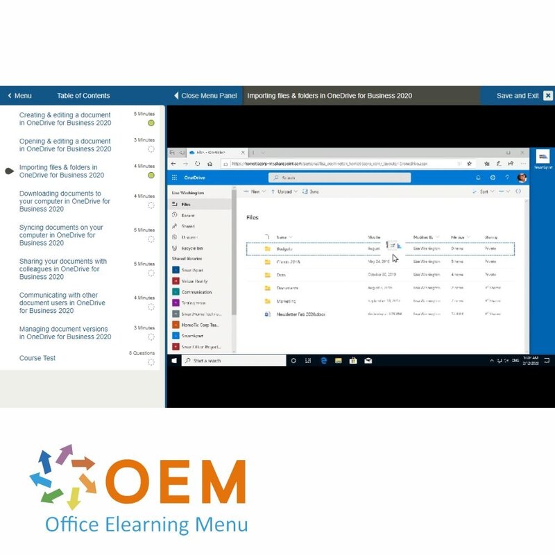 OneDrive for Business Course E-Learning