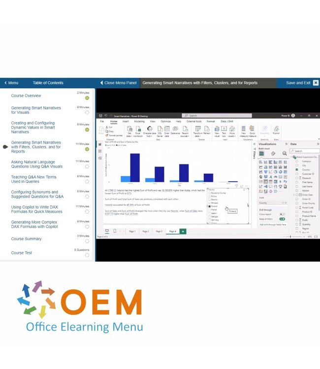 Microsoft Mastering Power BI Training