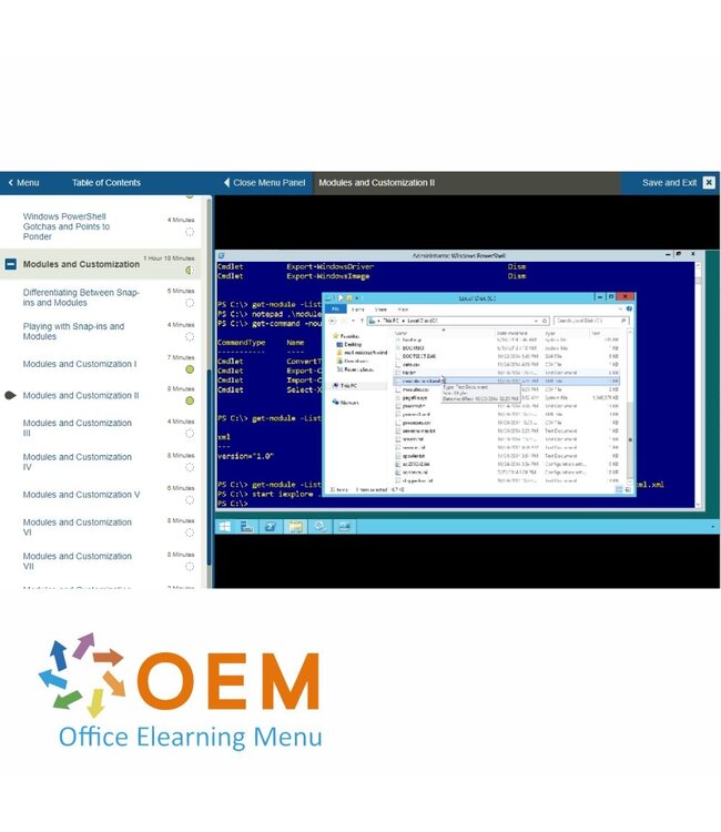 Microsoft Microsoft PowerShell for Windows Training