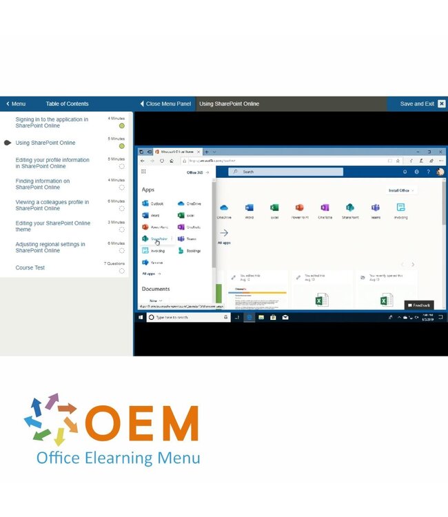 Microsoft SharePoint Online E-Learning