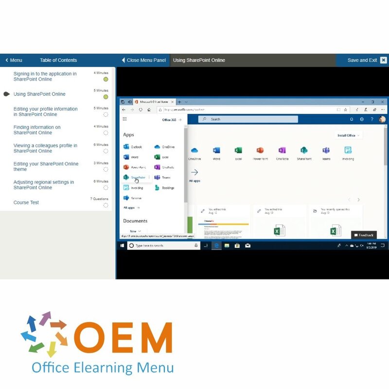 SharePoint Online Course E-Learning
