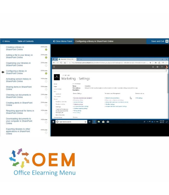 Microsoft SharePoint Online E-Learning