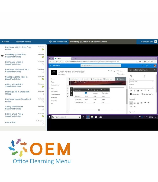 Microsoft SharePoint Online E-Learning