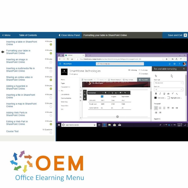 SharePoint Online Course E-Learning