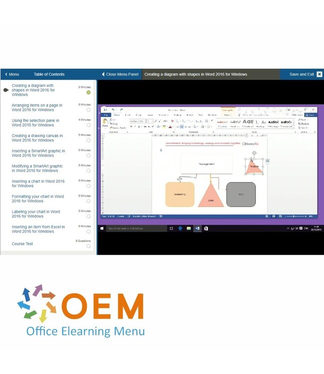 Microsoft TOSA Word Cursus E-Learning