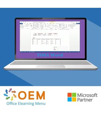 Microsoft TOSA Word Cursus E-Learning