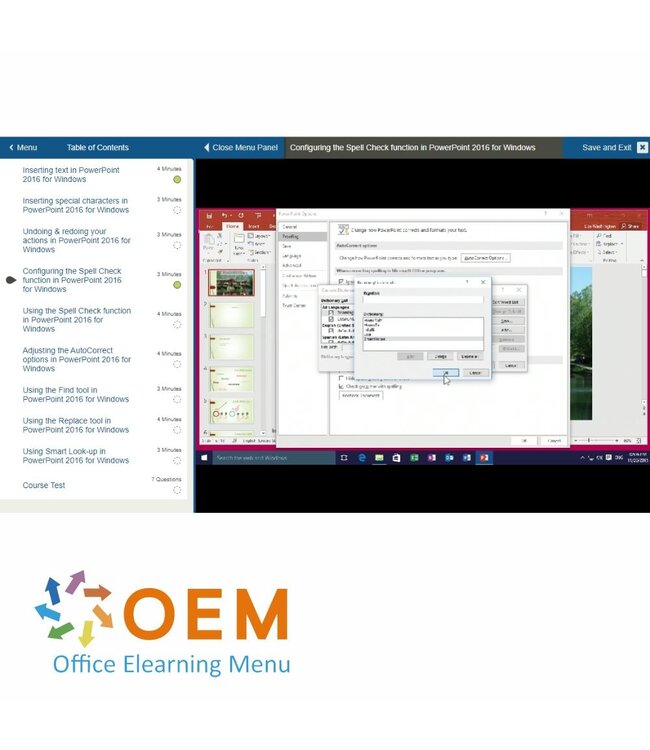 Microsoft TOSA PowerPoint Course E-Learning