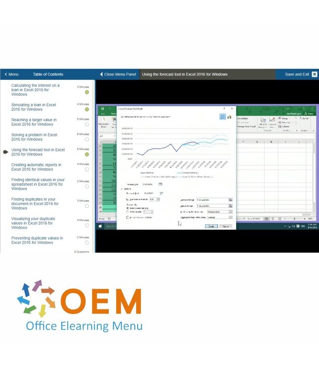 Microsoft TOSA Excel Course E-Learning
