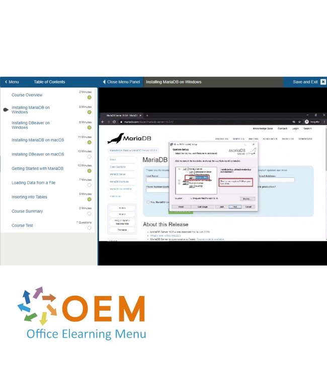 OEM SQL Programming with MariaDB Training