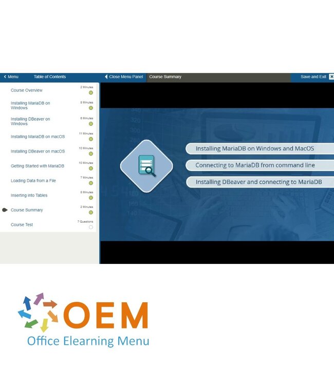 OEM SQL Programming with MariaDB Training