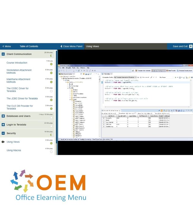Teradata Teradata Basics Training